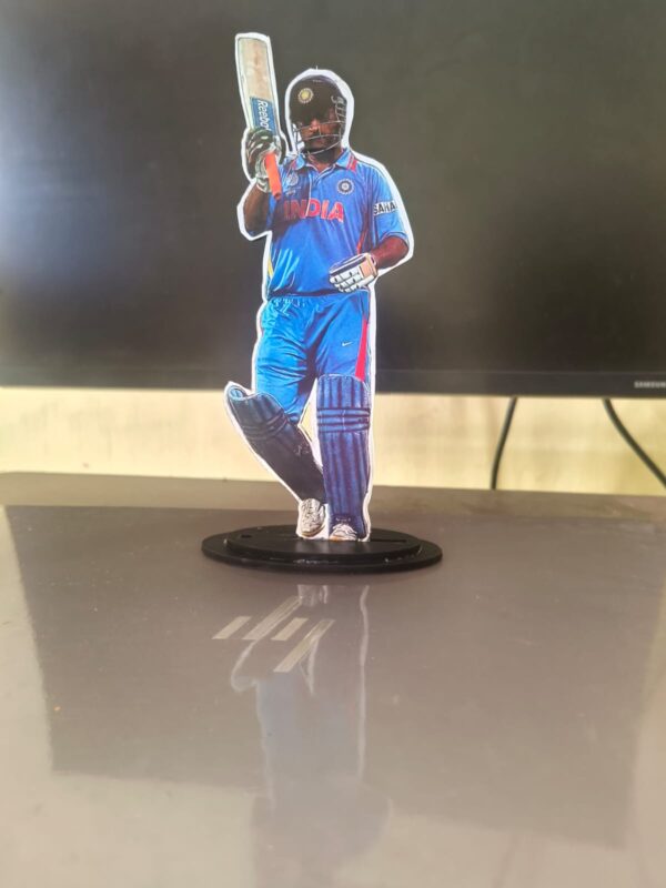 Personalized Cricket Player Miniature Standee