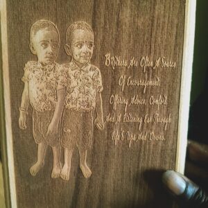 Personalized Wooden Engraved Brothers Plaque – Custom Gift for Siblings, Friendship & Family