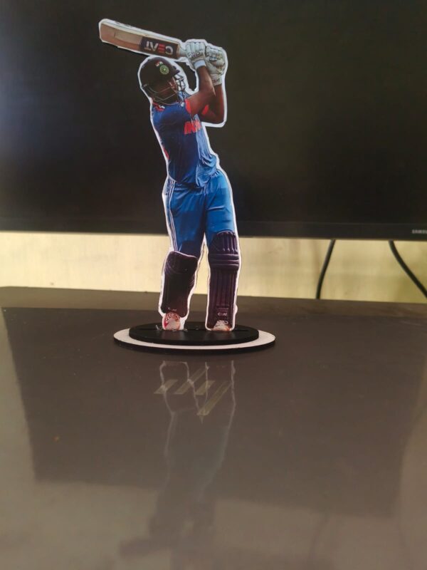 Personalized Cricket Player Miniature Standee - Image 5
