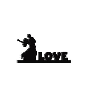 Dancing Couple Wood Wall Art, Ready to Hang Home Decor